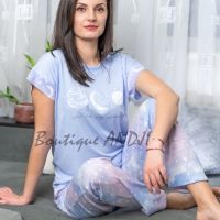 Дамски памучни пижами, снимка 3 - Пижами - 35903575