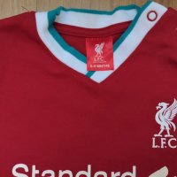 Liverpool - комплект футболно боди и футболни бебешки тениски на Ливърпул , снимка 3 - Бодита за бебе - 41946497