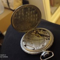 Оригинален джобен часовник - CHRONOMETRE  ROMEO SWISS със златни цифри ! ! !, снимка 5 - Джобни - 36013404