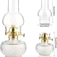 Нова Маслена лампа Кристален стъклен комин Керосинова /500ml, снимка 8 - Други - 41396393