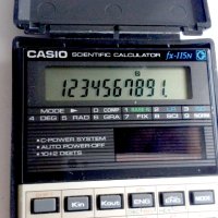 Винтидж ръчен научен калкулатор Casio FX-115N с кутия работи, снимка 4 - Антикварни и старинни предмети - 41907984