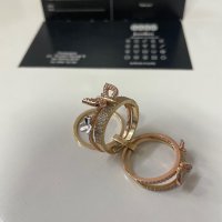 Златен пръстен 14 карата, снимка 7 - Пръстени - 41854960