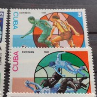 Пощенски марки чиста серия без печат Световна купа по футбол в Испания поща КУБА 38126, снимка 6 - Филателия - 40772732