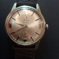 Herma De Lux стар френски механичен часовник, позлатен. , снимка 2 - Антикварни и старинни предмети - 42671265