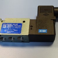 пневматичен разпределител SMC VF2120 solenoid valve, снимка 2 - Резервни части за машини - 39639134