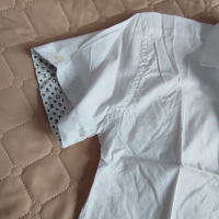 Бяла изчистена риза Louis Vuitton, снимка 3 - Ризи - 36365387
