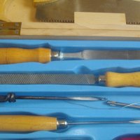 Нов Немски Комплект Мини Ръчни Инструменти в Дървен Куфар-15 бр-Старо Качество-За Моделизъм , снимка 6 - Други инструменти - 41538159