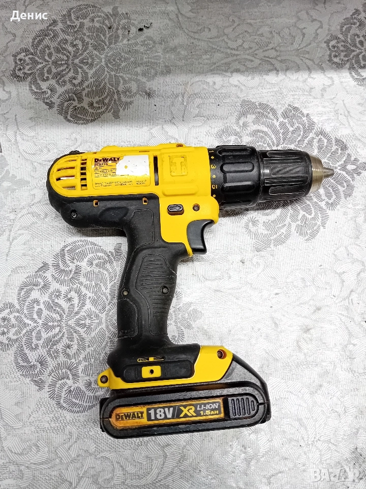 Винтоверт Dewalt DCD 776 , снимка 1