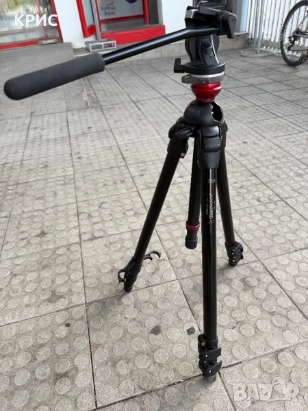 Трипод, Статив Manfrotto 755B/0E31 MDEVE Tripod+700RC2 Composite Head, снимка 1