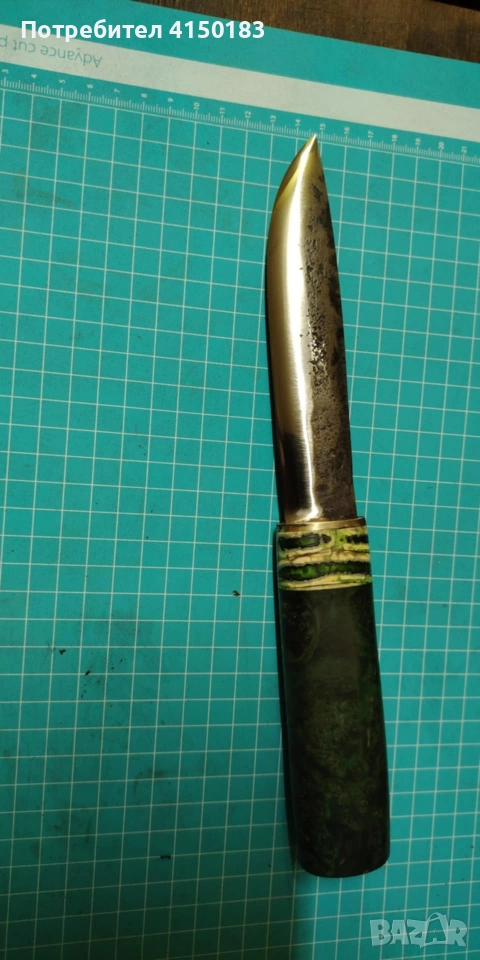 кован Якут от ШХ15 Твърдост HRC.60 размер на острие 140 мм обща дължина 280 ММ , снимка 1