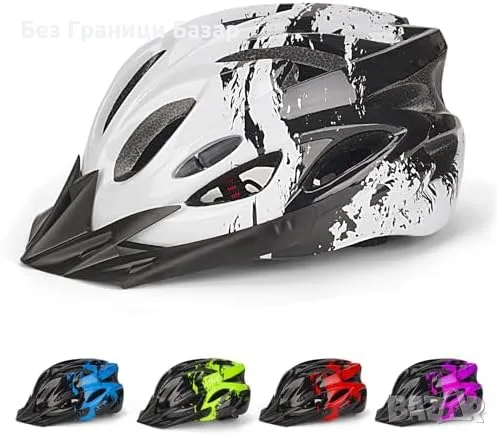 Нова детска Лека и безопасна детска каска с 18 отвора и сенник за колело, снимка 1