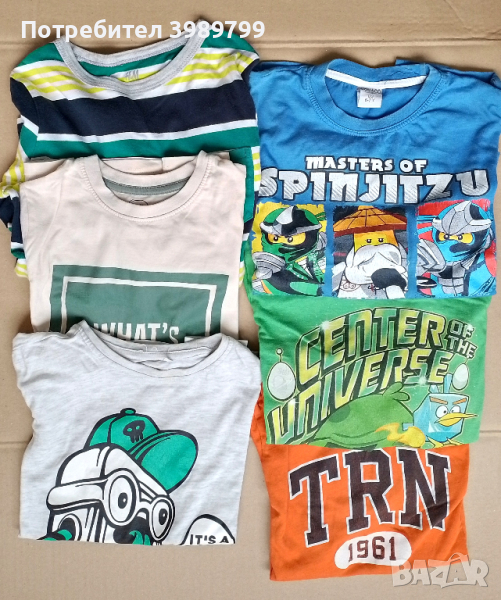 Детски блузки за момче, 122см (6-7г), снимка 1