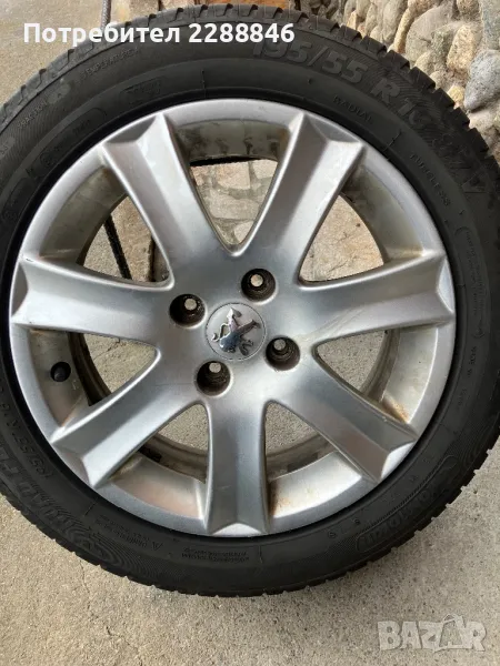 Летни гуми с джанти 195/55/16/4*108, снимка 1