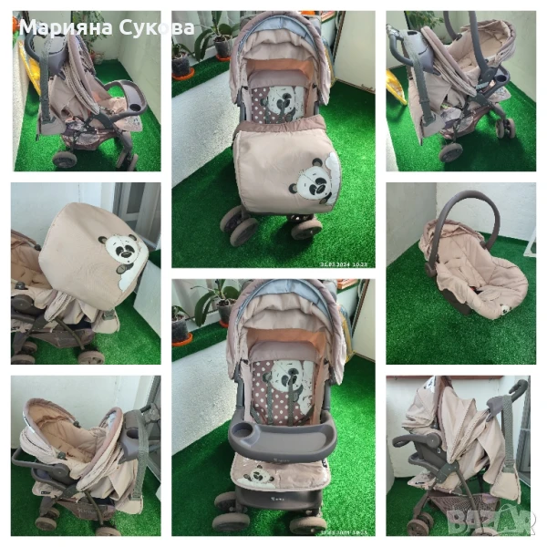 Детска количка LORELLI RIO SET 2В1, снимка 1