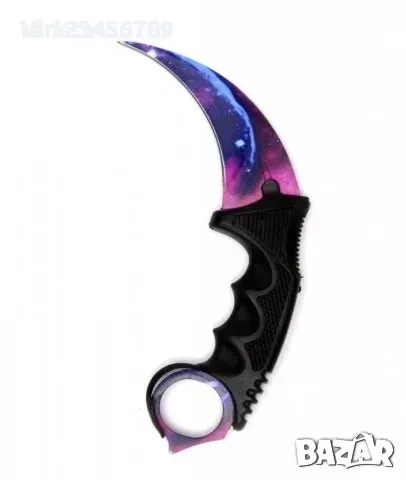 Карамбит Многоцветно острие, нож, снимка 1