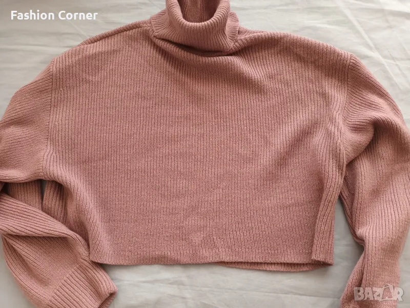 Къс пуловер С размер, подходящ и за дами М размер, H&M, Спиди/лично предаване , снимка 1