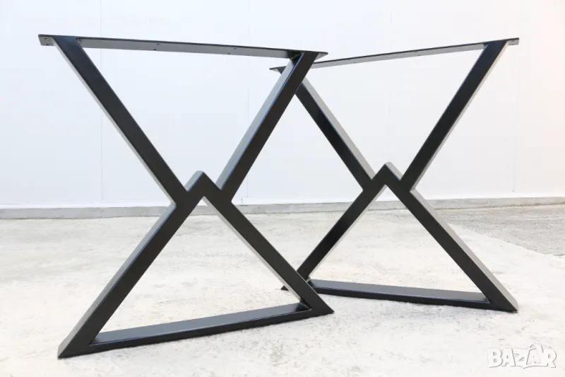 Метални крака за маса, трапезна маса, холна маса, бюро, снимка 1