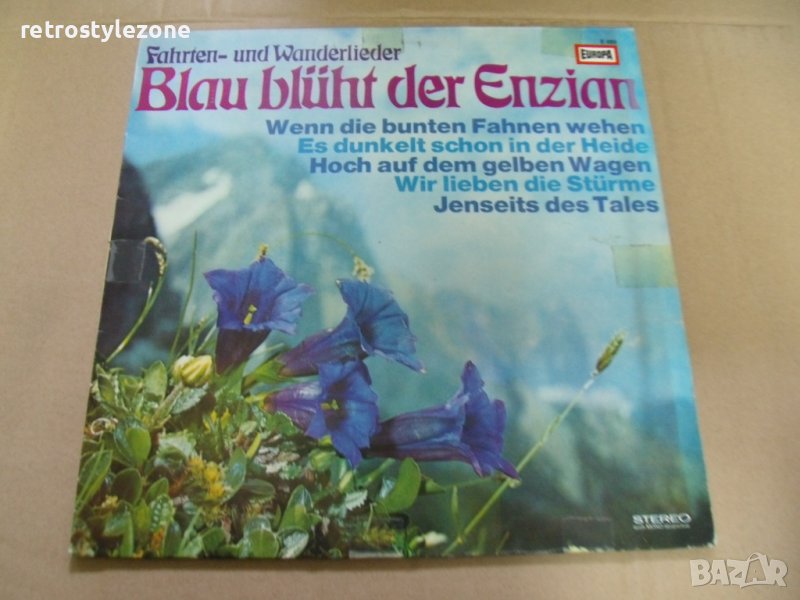 № 7105 стара грамофонна плоча   - Blau Bluht der Enzian   - EUROPA , снимка 1