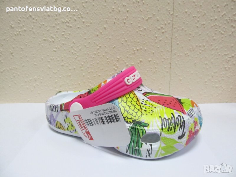 Детски чехли тип крокс GEZER плодове 27/32, снимка 1