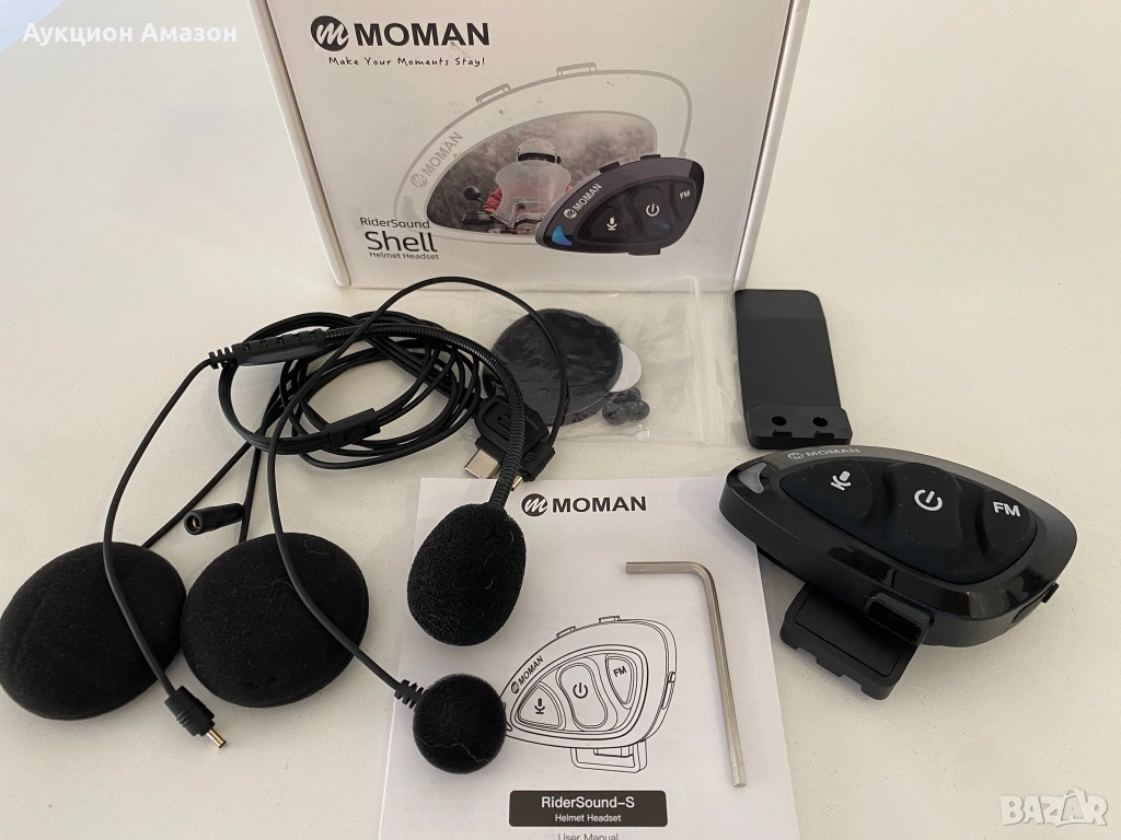 Handsfree за мотор каска слушалка за мотор , снимка 1