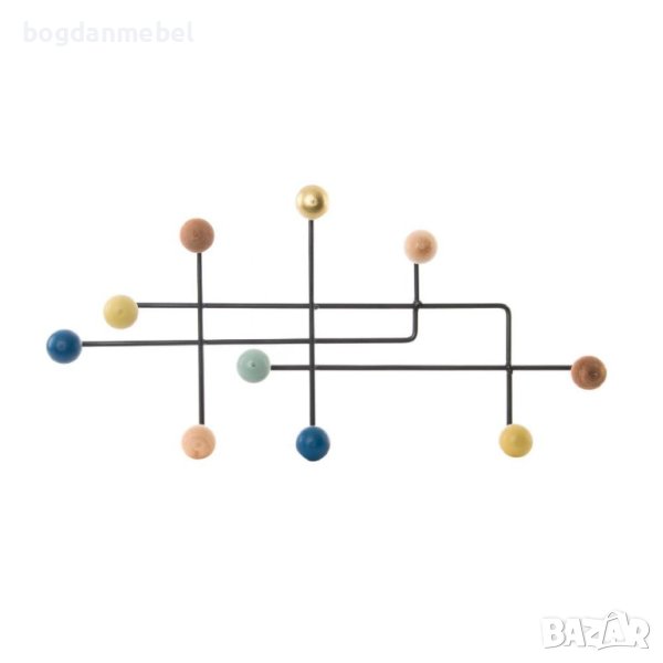 Поставка за палто DKD Home Decor Метал (61 x 30.5 x 8 cm), снимка 1