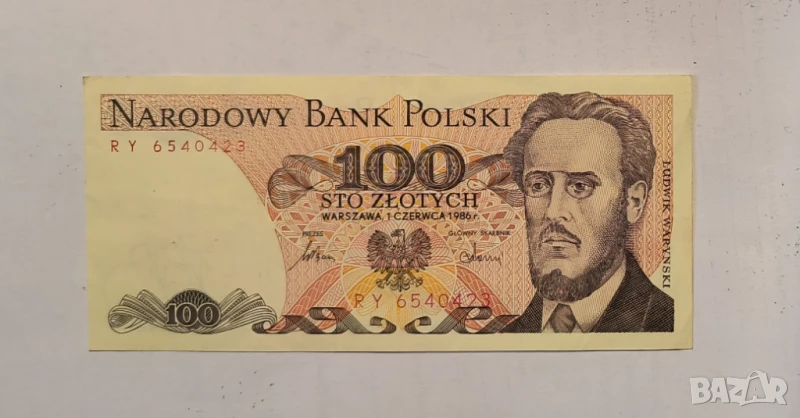 Полша 100 злоти 1986 година, снимка 1
