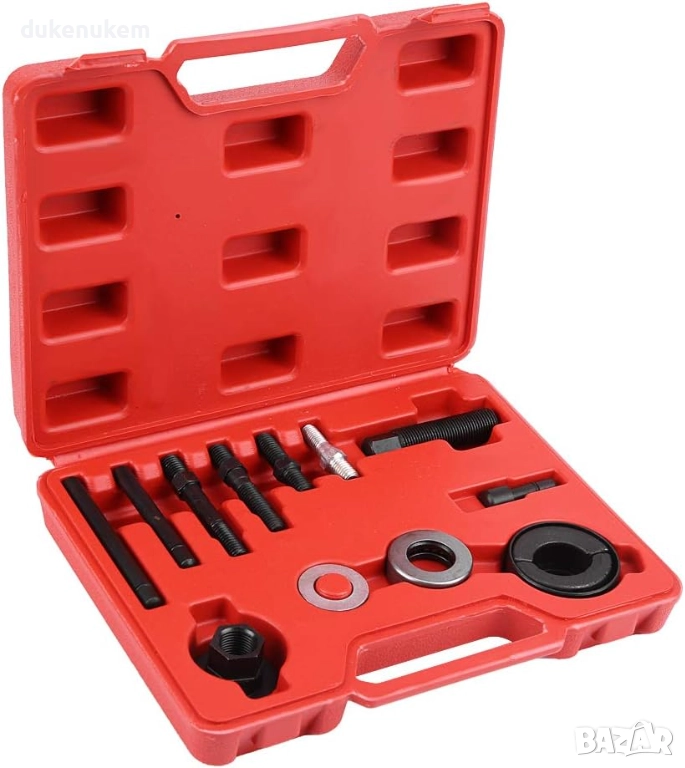 Комплект за сваляне и монтаж на шайба на хидравлична помпа – 13 части, снимка 1