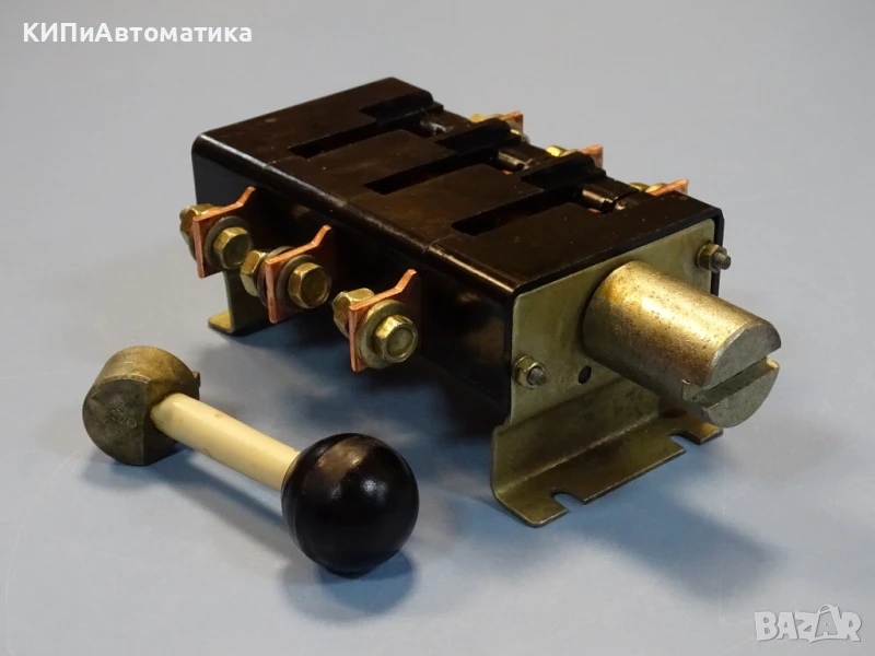 триполюсен ръчен прекъсвач Р16-31320 УЗ 440V-660V AC 100A, снимка 1