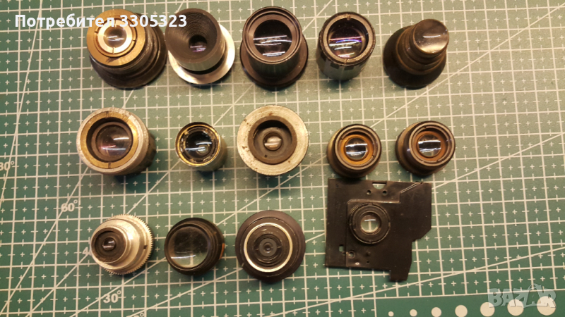 Голям лот обектив, окуляр, лупи, оптика  № 43, снимка 1