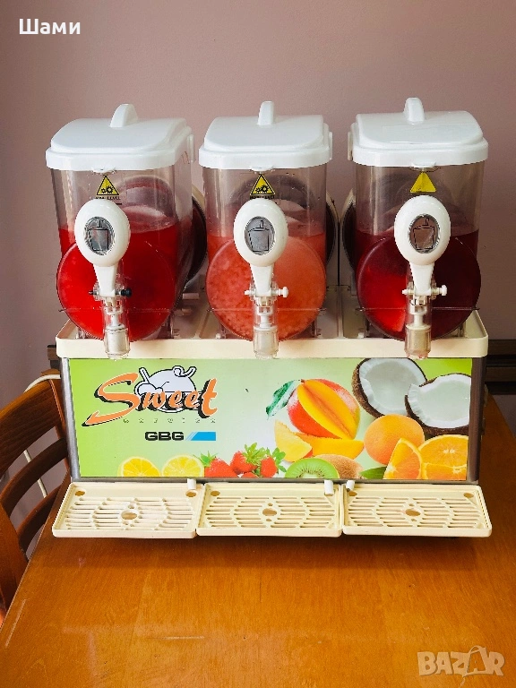 Продавам скрежина GBG 3 бункера по 6 литра , снимка 1