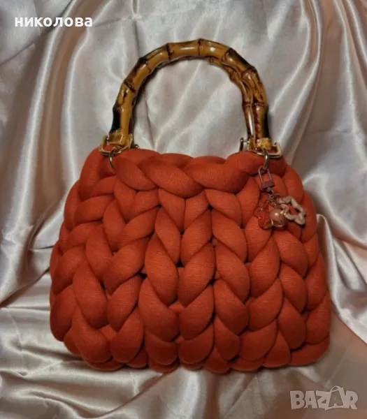 Ръчно изработена чанта "маршмелоу", снимка 1