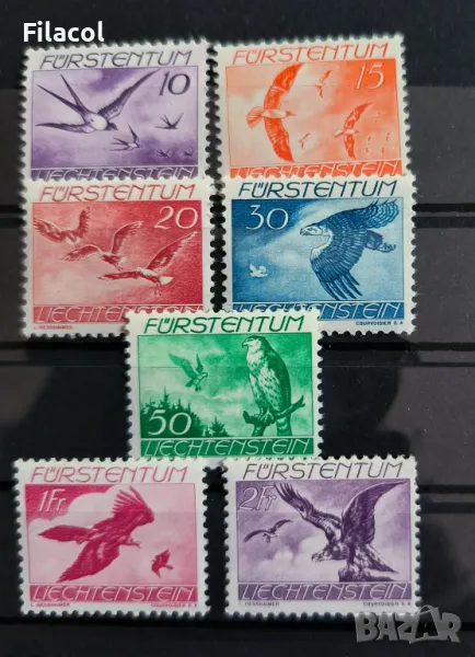 Лихтенщайн 1939 г. Фауна Птици, пълна серия MNH, снимка 1