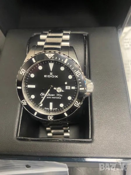 Като нов мъжки часовник Edox skydiver 70s, снимка 1