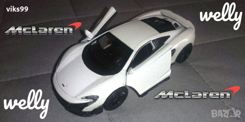 McLaren 675LT Coupe 2015 WELLY 43757 , снимка 1