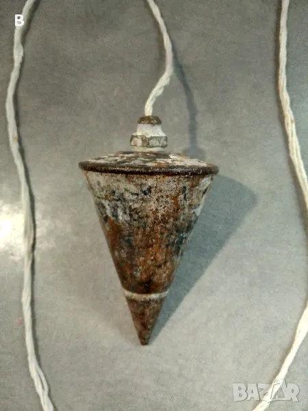 Стар зидарски отвес, снимка 1