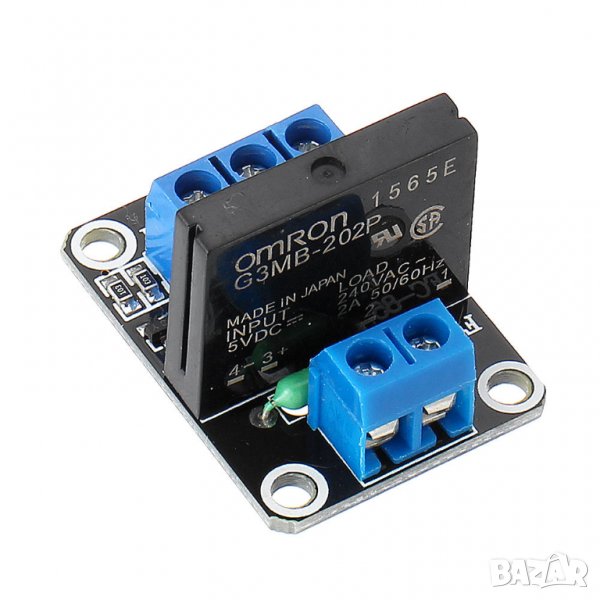 Реле - 1 Channel 5V Solid State Relay High Level Trigger, снимка 1