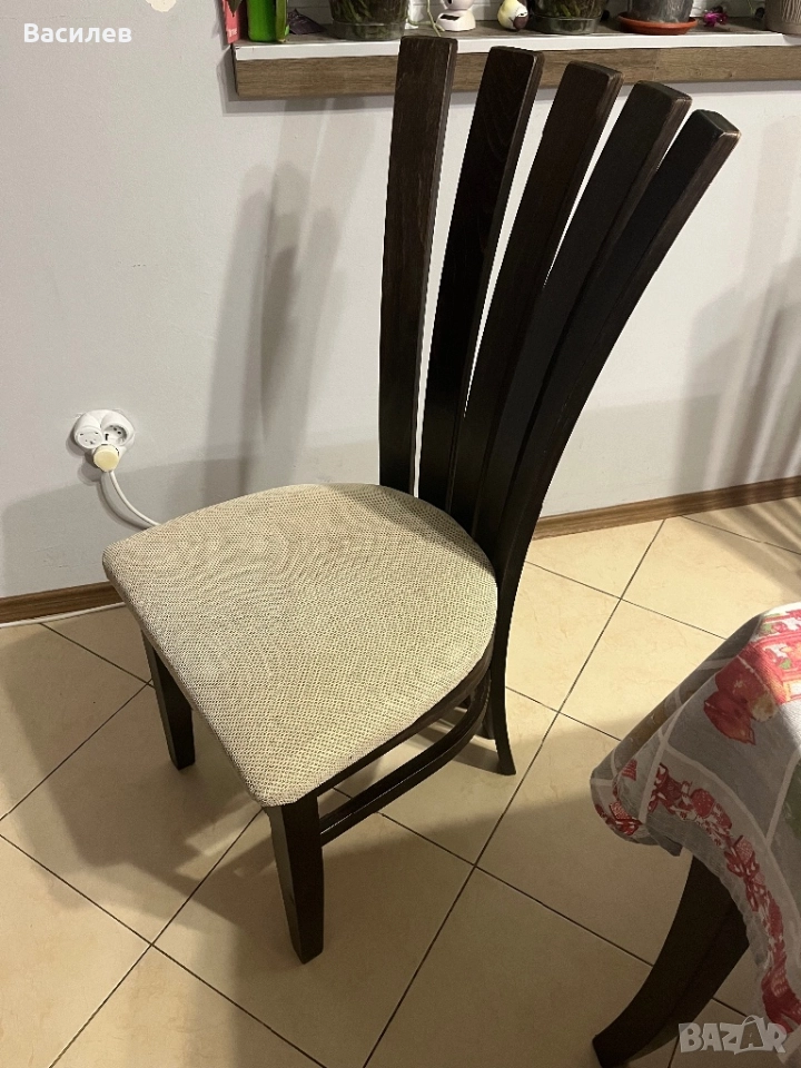 Трапезен стол Ветрило - 6 броя, снимка 1