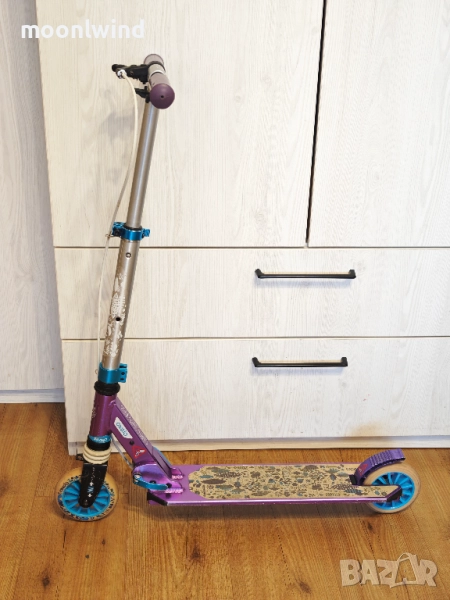 Тротинетка скутер MID5 OXELO лилава детска, снимка 1