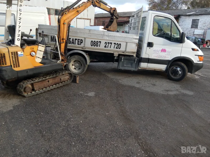 Услуги с малък багер и самосвал 2.5 тона, снимка 1