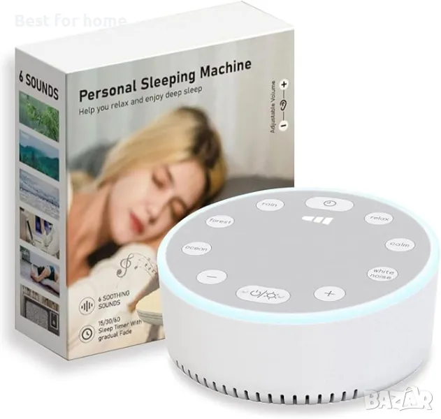 Машина за бял шум с нощна светлина с  6 звука Bogutongjin, снимка 1