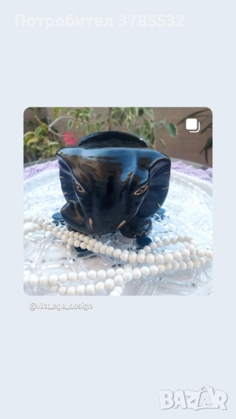 Керамична кашпа, снимка 1