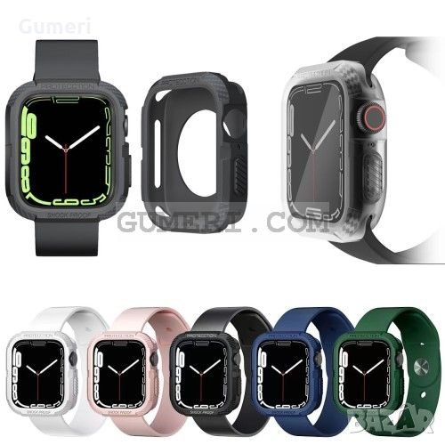 Apple Watch Series 7 41mm - Силиконов калъф, снимка 1