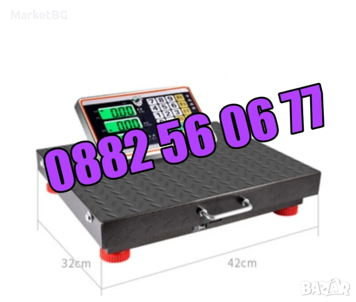 Безжичен кантар до 100 кг, електронна безжична везна до 100 кг, снимка 1