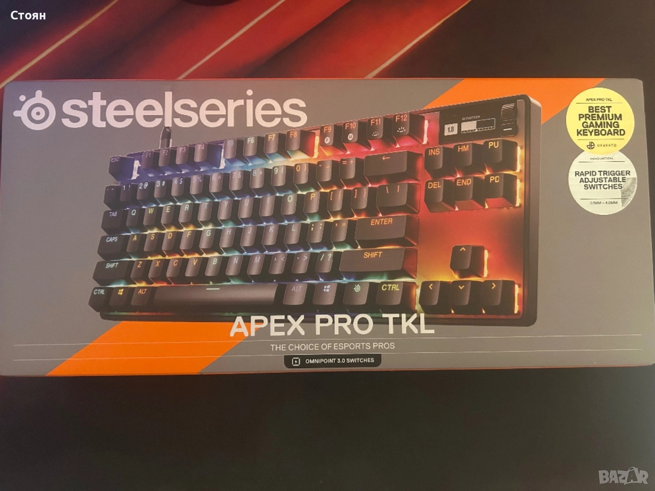 Клавиатура Steelseries Apex Pro TKL Gen 3, снимка 1