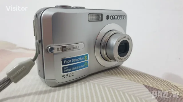 фотоапарат SAMSUNG DIGIMAX S860 8.1 Мрх, снимка 2 - Фотоапарати - 55735065