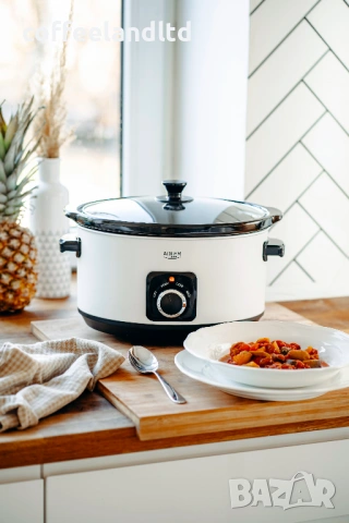 Уред за бавно готвене с керамичен съд 5,8 л. - AD6413