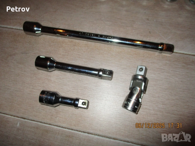 HEYCO - No.50-00-1/50-12 - MADE IN GERMANY - 1/2" ПРОФЕСИОНАЛНИ Тресчотка, Вложки 10-32mm,Удължител , снимка 4 - Гедорета - 52932176