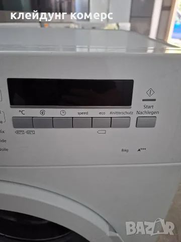 Пералня SIEMENS iSensoric 8кг. А+++, снимка 5 - Перални - 55991709