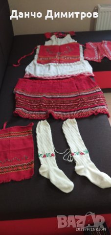 Намалена цена:Автентична българска народна носия , снимка 5 - Антикварни и старинни предмети - 42335958
