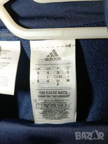 Оригинален мъжки екип анцунг Adidas - размер S, Син, снимка 3 - Спортни дрехи, екипи - 53474981